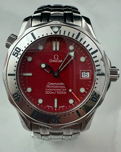 2010 Omega Seamaster 36MM Red Dial Steel Bracelet (2552.61)