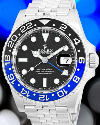 2020 Rolex GMT-Master II "Batgirl" 40MM Black Dial Jubilee Bracelet (126710BLNR)