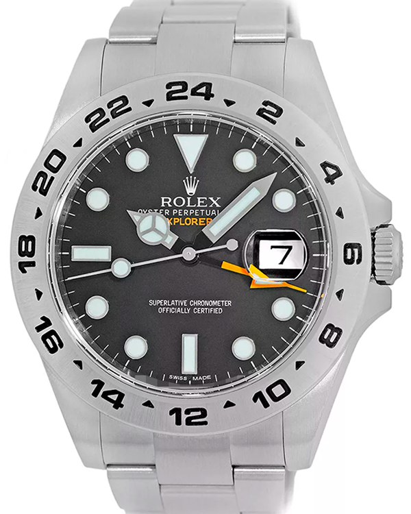 2012 (G Serial) Rolex Explorer II 42MM Black Dial Oyster Bracelet (216570)