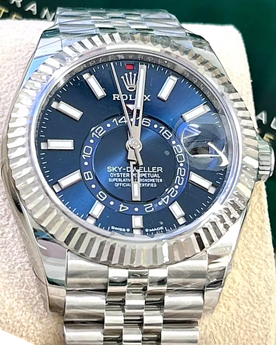 2024 Rolex Sky-Dweller 42MM Blue Dial Jubilee Bracelet (336934)