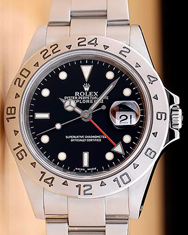2002 Rolex Explorer II 40MM Black Dial Oyster Bracelet (16570)