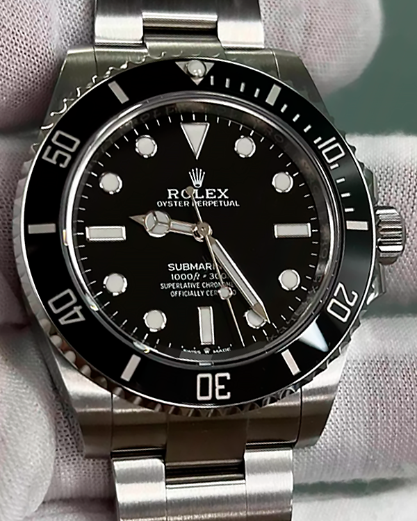 2023 Rolex Submariner No Date 41MM Black Dial Oyster Bracelet (124060)