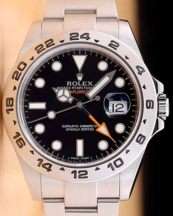 2014 Rolex Explorer II 42MM Black Dial Oyster Bracelet (216570)