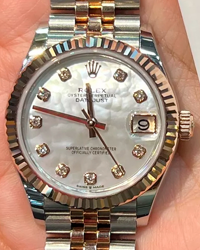 2023 Rolex Datejust 31MM Mother of Pearl Dial Two-Tone Jubilee Bracelet (278271)