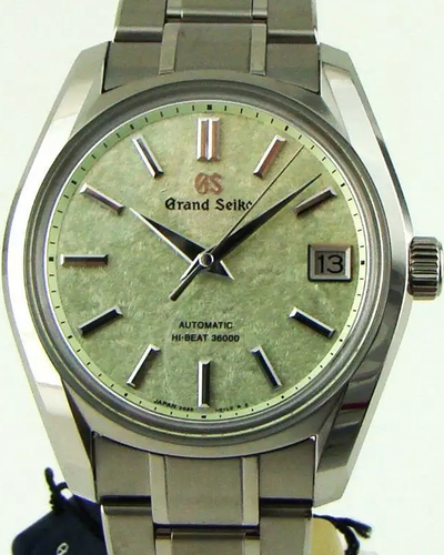 2024 Grand Seiko Heritage Collection 38MM Green Dial Titanium Bracelet (SBGH343)