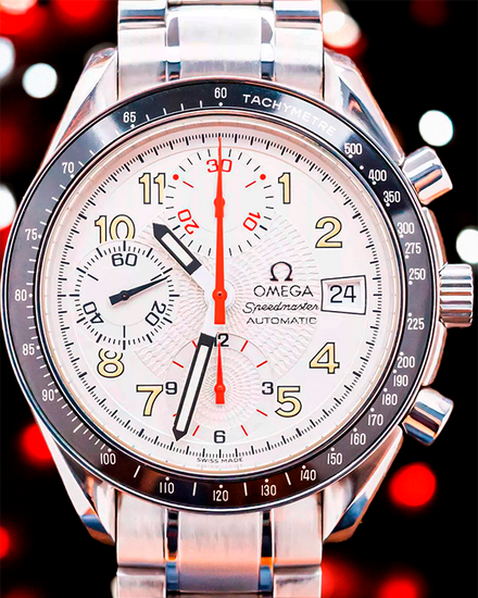 Omega Speedmaster Japanese Market S.E. 40MM Silver Dial Steel Bracelet (3513.33)