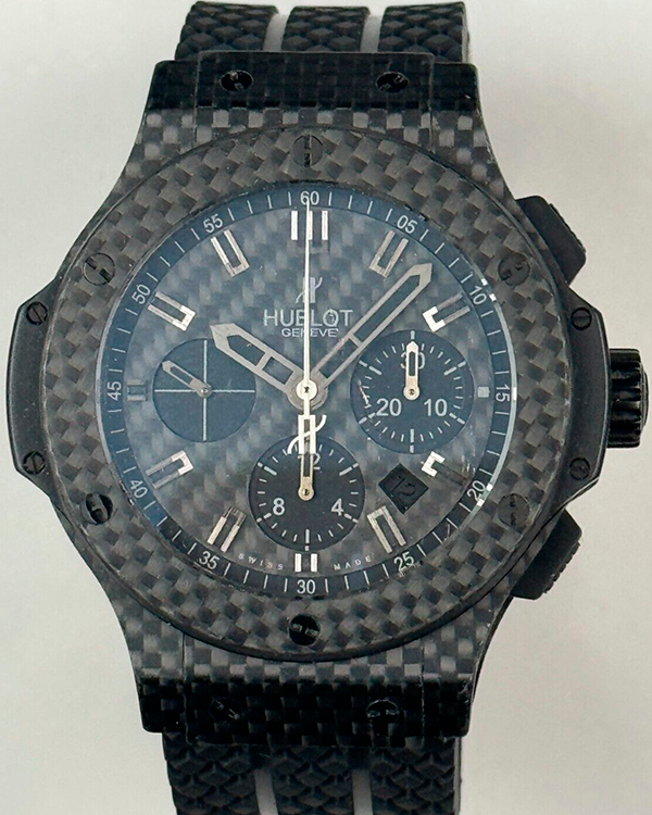 Hublot Big Bang 44MM Black Dial Rubber Strap (301.QX.1740.GR)