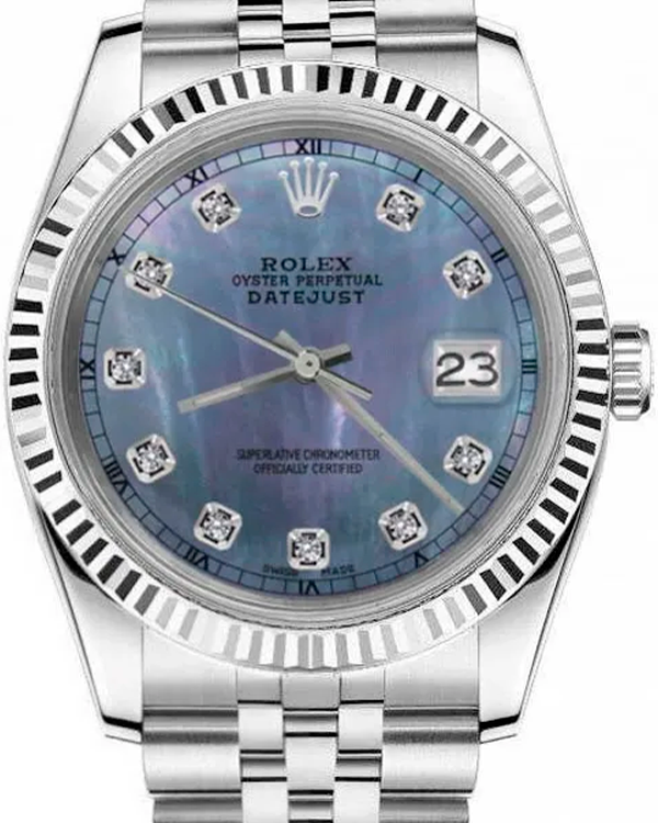 Rolex Datejust 31MM Aftermarket "Tahitian" Mother Of Pearl Dial Jubilee Bracelet (68274)