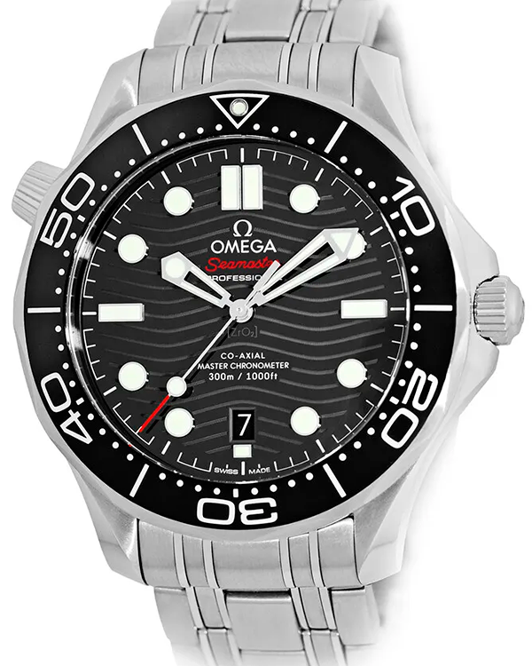 2023 Omega Seamaster Diver 300M 42MM Black Dial Steel Bracelet (210.30.42.20.01.001)