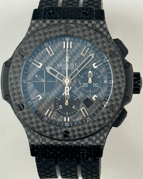 Hublot Big Bang 44MM Black Dial Rubber Strap (301.QX.1740.GR)