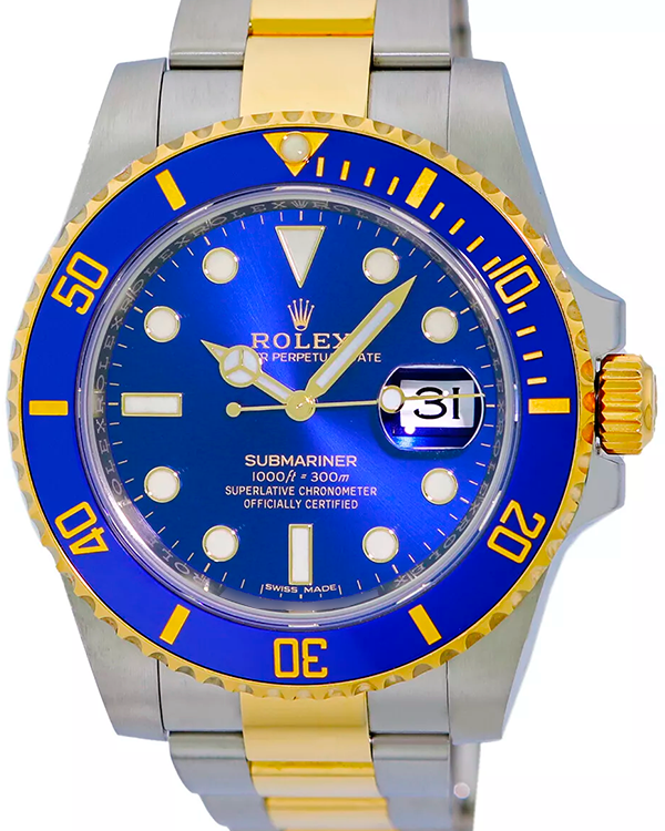 2020 Rolex Sumbariner Date "Bluesy" 40MM Blue Dial Two-Tone Oyster Bracelet (116613)