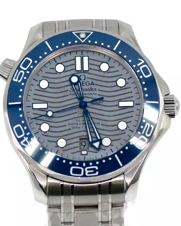 Omega Seamaster Diver 300M 42MM Grey Dial Steel Bracelet  (210.30.42.20.06.001)