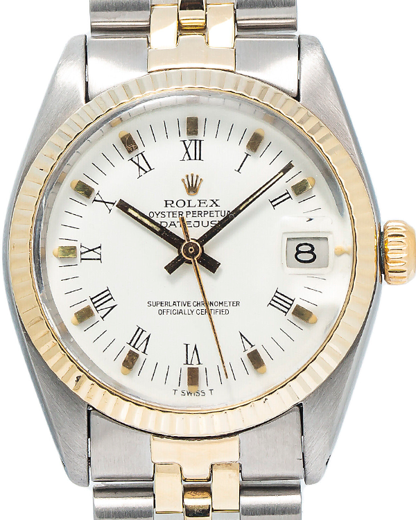 Rolex Datejust 31MM White Dial Two-Tone Jubilee Bracelet (6827)