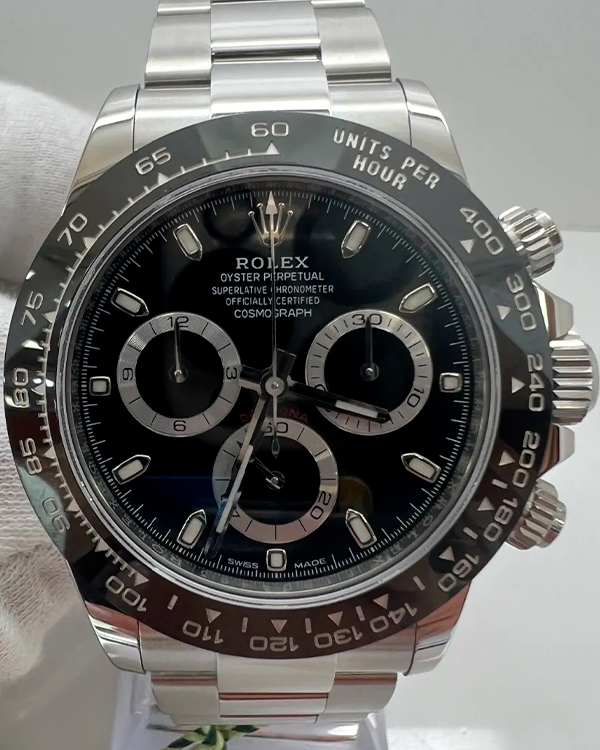 Rolex Cosmograph Daytona 40MM Black Dial Oyster Bracelet (116500LN)