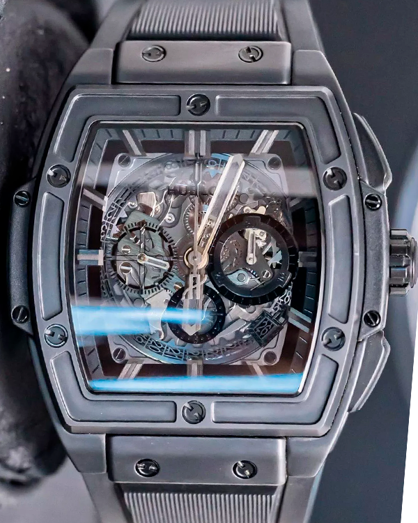 Hublot Spirit Of Big Bang L.E. 45MM Skeleton Dial Rubber Strap (601.CI.0110.RX)