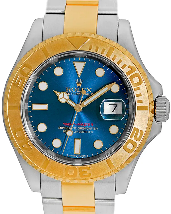 2003 (F Serial) Rolex Yacht-Master 40MM Blue Dial Two-Tone Steel Bracelet (16623)