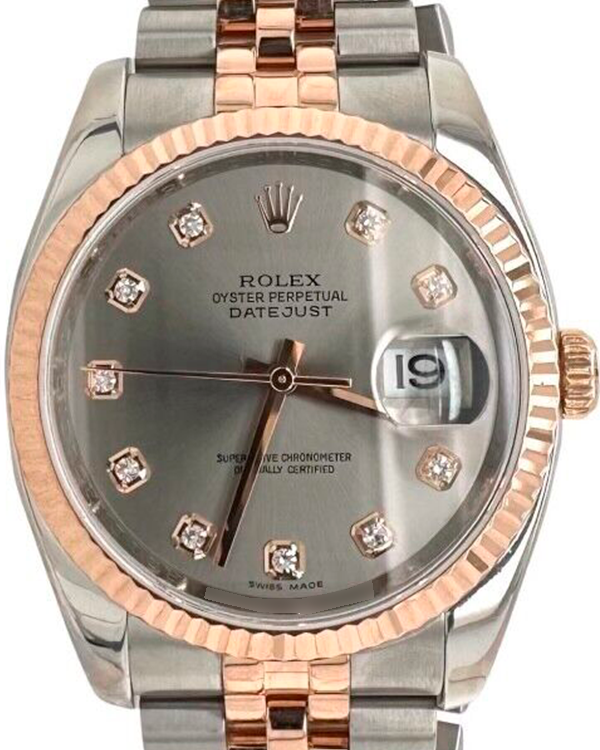 Rolex Datejust 36MM Silver Dial Two-Tone Jubilee Bracelet (116231)