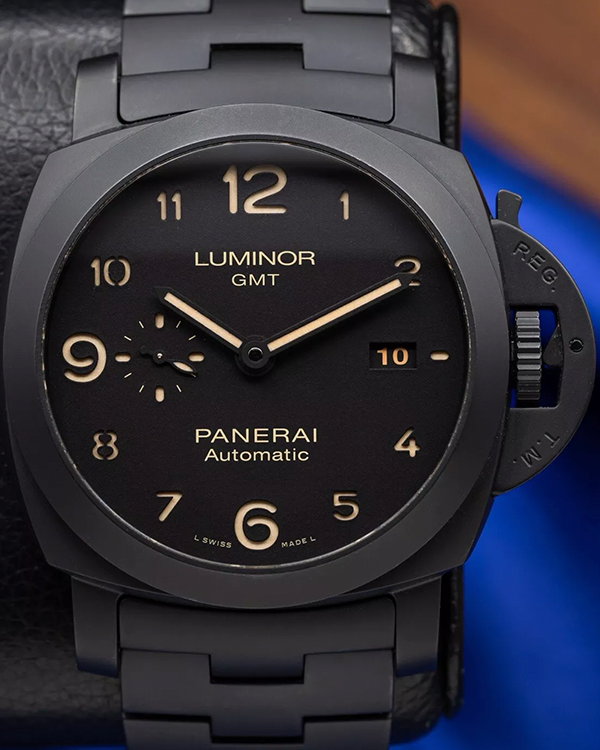 2022 Panerai Luminor 1950 3 Days "Tuttonero" 44MM Black Dial Ceramic Bracelet (PAM01438)