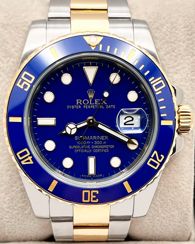 Rolex Submariner Date "Bluesy" 40MM Blue Dial Two-Tone Oyster Bracelet (116613LB)