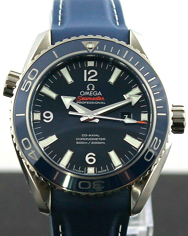 Omega Seamaster Planet Ocean 600M 37.5MM Blue Dial Rubber Strap (232.92.38.20.03.001)