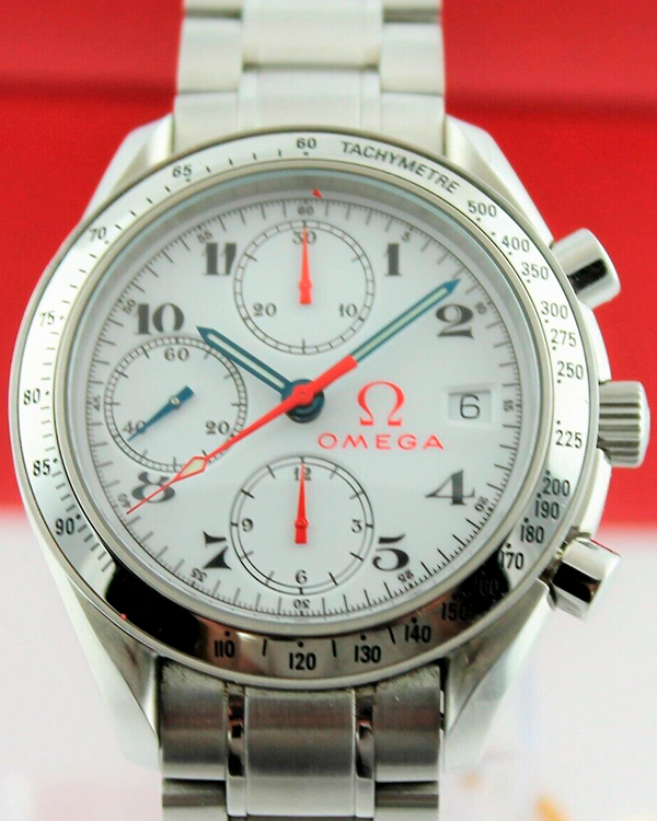 Omega Speedmaster 39MM White Dial Steel Bracelet (3513.20.00)