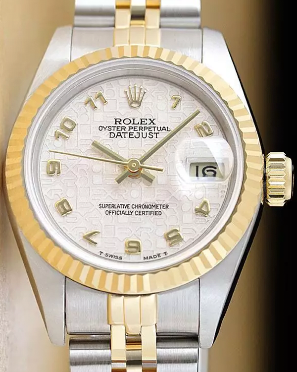 Rolex Lady-Datejust 26MM Grey Dial Two-Tone Jubilee Bracelet (69173)