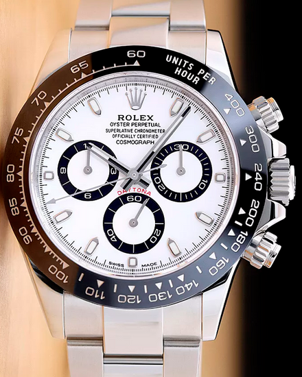 2020 Rolex Cosmograph Daytona "Panda" 40MM White Dial Oyster Bracelet (116500LN)