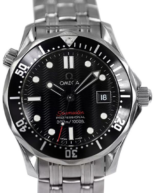 Omega Seamaster Diver 300M 36.25MM Quartz Black Dial Steel Bracelet (212.30.36.61.01.001)