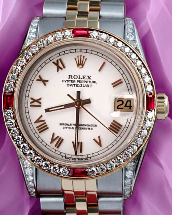 Rolex Datejust 31MM Aftermarket White Dial Two-Tone Jubilee Bracelet (68273)