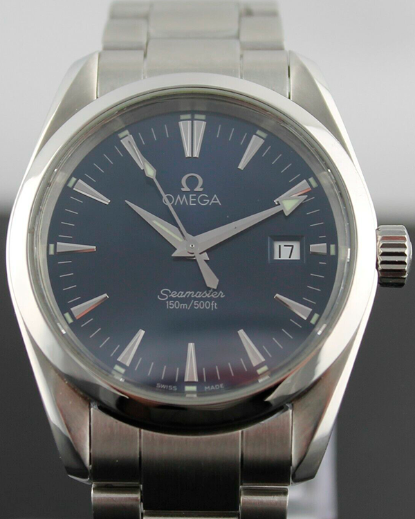 Omega Seamaster Aqua Terra 36MM Quartz Dark Blue Dial Steel Bracelet (2518.80.00)