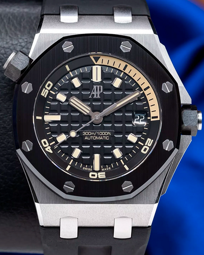 2021 Audemars Piguet Royal Oak Offshore Diver L.E. 42MM Black Dial Rubber Strap (15720CN.OO.A002CA.01)