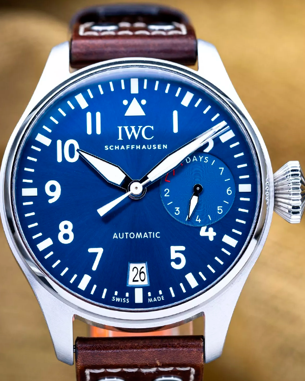 2018 IWC Schaffhausen Pilot "Le Petit Prince" 46MM Blue Dial Leather Strap (IW500916)