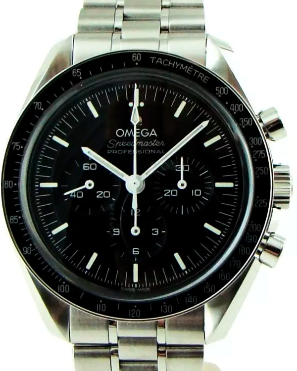 2024 Omega Speedmaster Professional Moonwatch 42MM Black Dial Steel Bracelet (310.30.42.50.01.002)