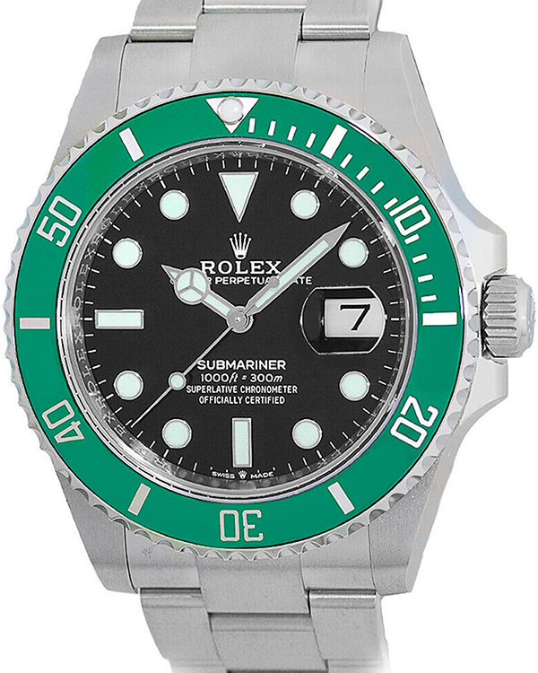 2021 Rolex Submariner "Starbucks " 41MM  Black Dial Oyster Bracelet (126610LV)