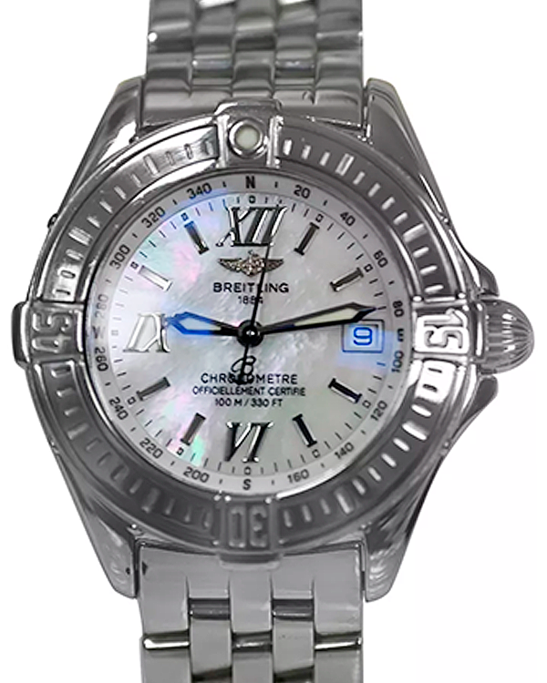 Breitling Cockpit B-Class 31MM Mother Of Pearl Dial Steel Bracelet (A71365)