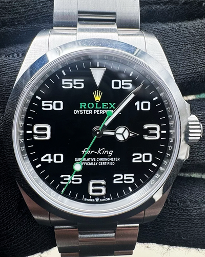 2023 Rolex Air-King 40MM Black Dial Oyster Bracelet (126900)