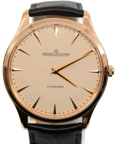 Jaeger-LeCoultre Master Ultra Thin 41MM Champagne Dial Leather Strap (Q1332511)