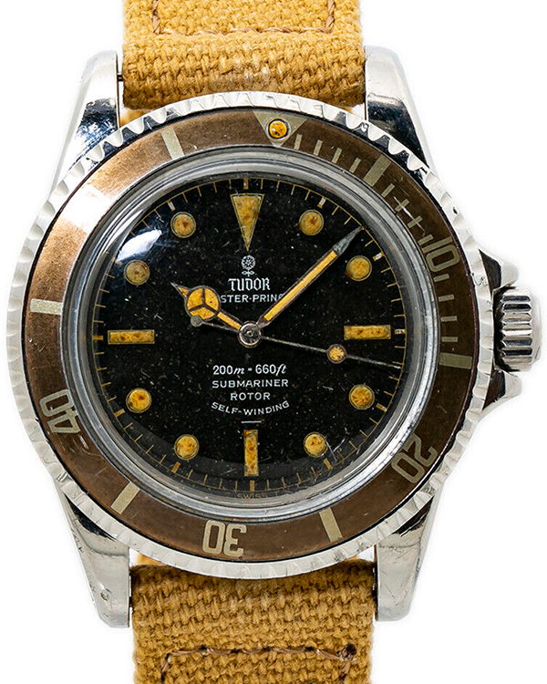 Tudor Submariner 40MM Tropical Black Dial Textile Strap (7928)