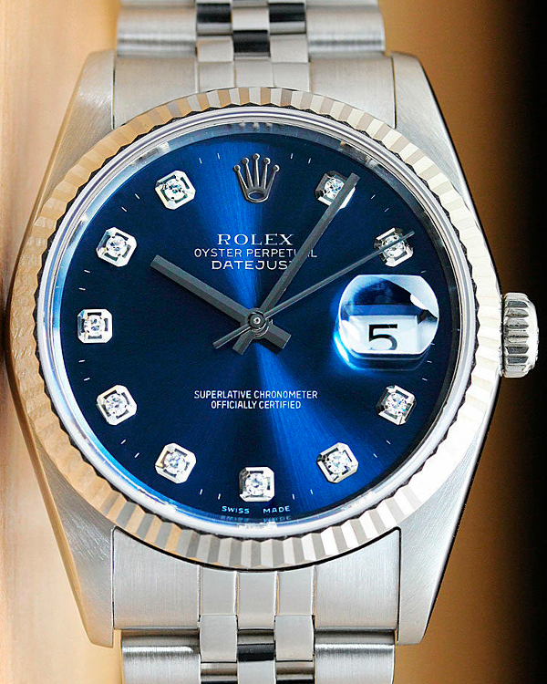 Rolex Datejust 36MM Blue Dial Jubilee Bracelet (16234)