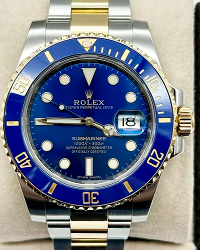 2020 Rolex Submariner Date "Bluesy" 40MM Blue Dial Two-Tone Oyster Bracelet (116613LB)