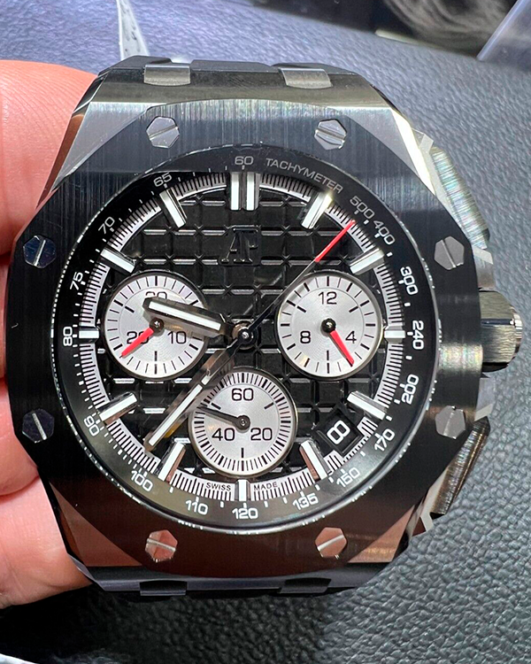 Audemars Piguet Royal Oak Offshore Chronograph 43MM Black Dial Rubber Strap (26420SO.OO.A002CA.01)