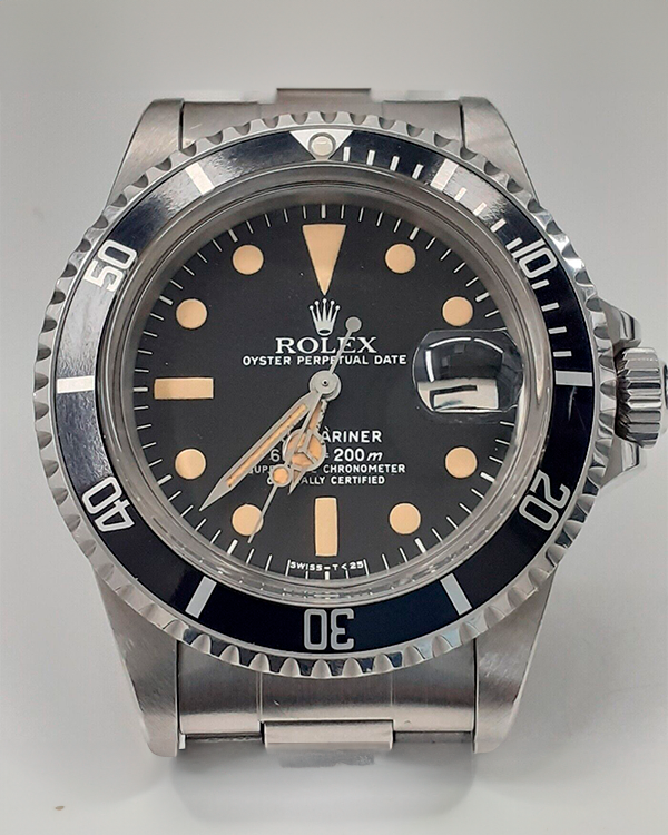 1982 Rolex Submariner Vintage 40MM Black Dial Steel Bracelet (1680)