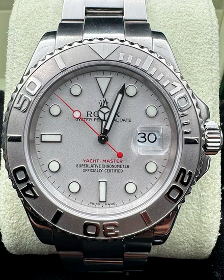 Rolex Yacht-Master 40MM Silver Dial Oyster Bracelet (16622)