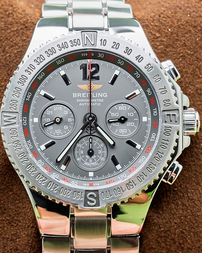 Breitling Hercules 45MM Grey Dial Steel Bracelet (A39362)