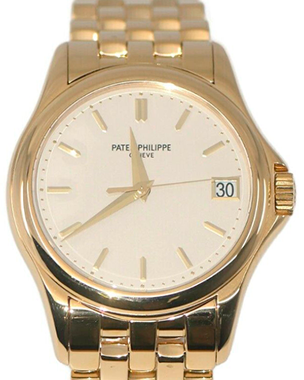 Patek Philippe Calatrava 37MM White Dial Yellow Gold Bracelet (5127/1J)