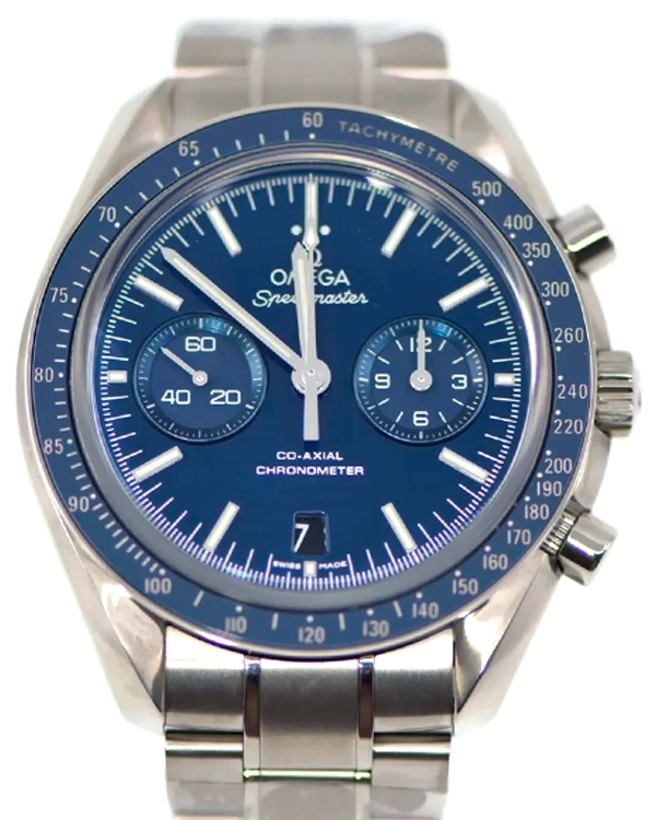 Omega Speedmaster Two Counters 44.25MM Blue Dial Titanium Bracelet (311.90.44.51.03.001)