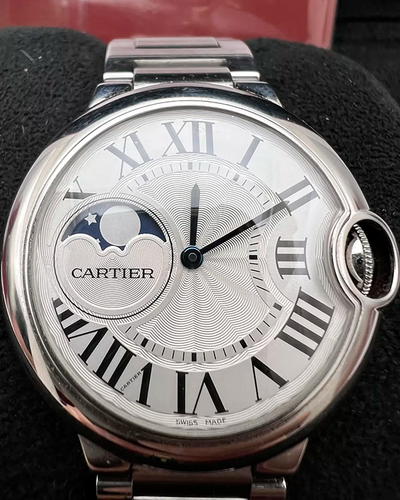 2019 Cartier Ballon Bleu De Cartier 37MM Silver Dial Steel Bracelet (WSBB0021)