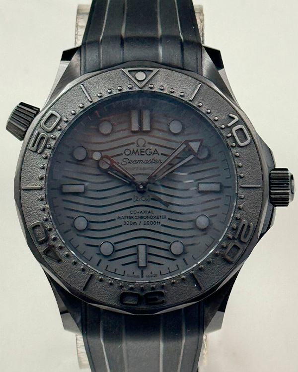 Omega Seamaster Diver 300M 43.5MM Black Dial Rubber Strap (210.92.44.20.01.003)