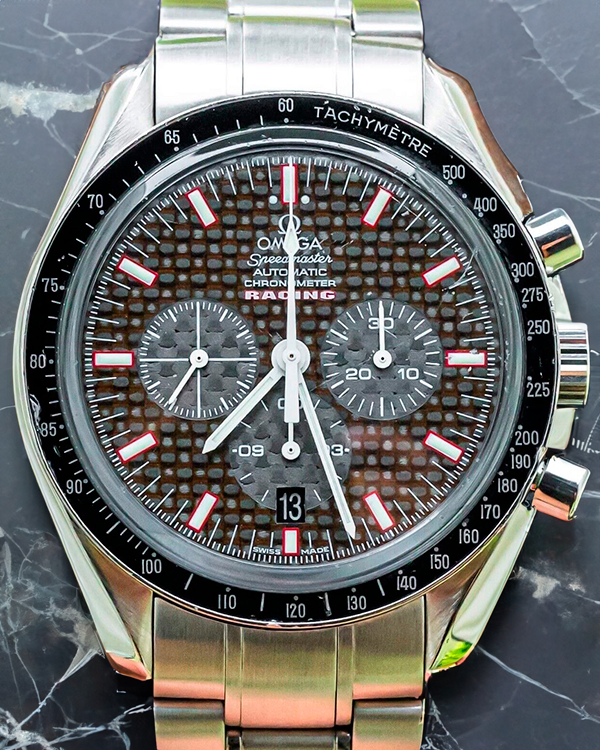 Omega Speedmaster Racing Chronometer 42MM Black Dial Steel Bracelet (3552.59.00)