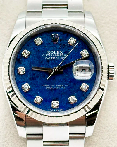 2006 (D Serial) Rolex Datejust 36MM Sodalite Dial Oyster Bracelet (116234)